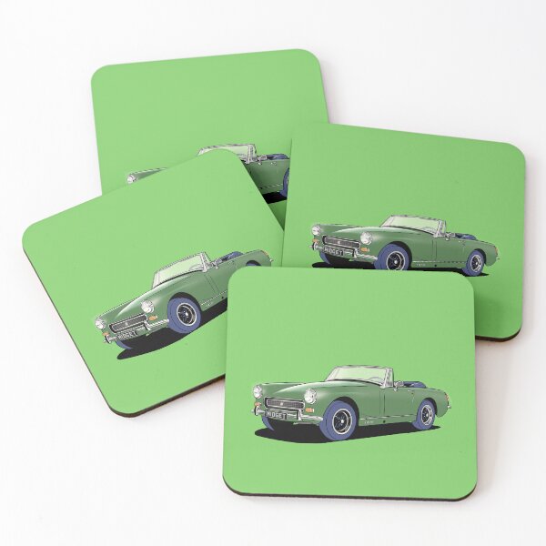 Item preview, MG Midget in green designed and sold by Webazoot Industries - Car Art.