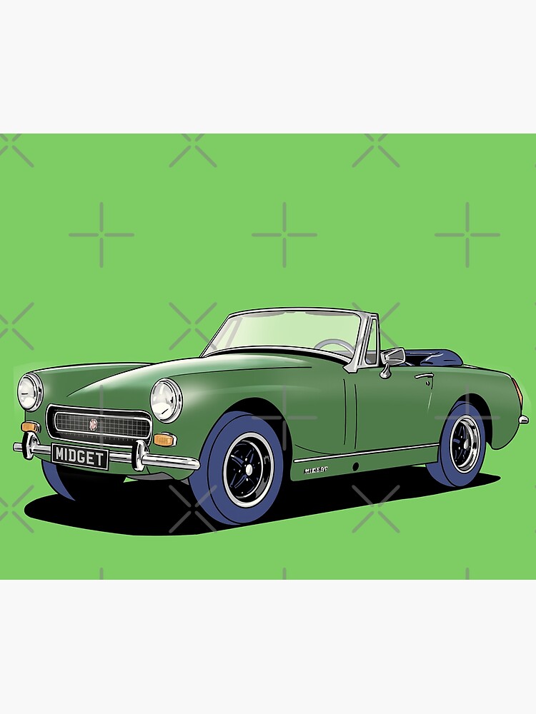 MG Midget in green