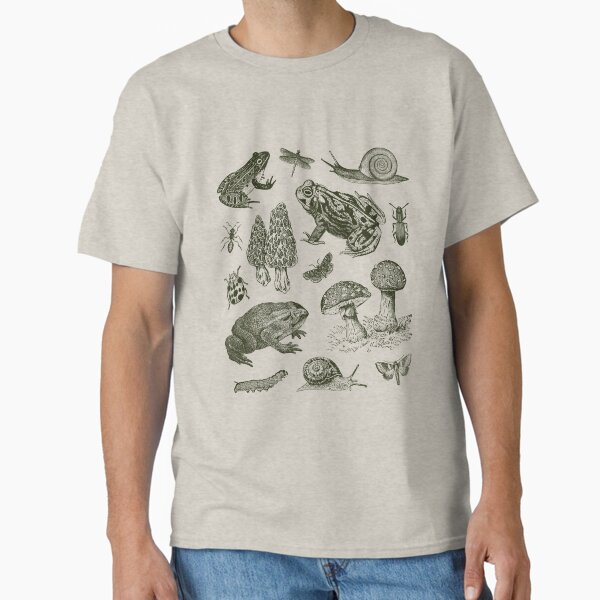 Item preview, Goblincore-Naturliebhaber: Vintage-Biologie von Fröschen, Pilzen, Schnecken und Motten für Wissenschafts- und Naturkundefans designed and sold by MinistryOfFrogs.