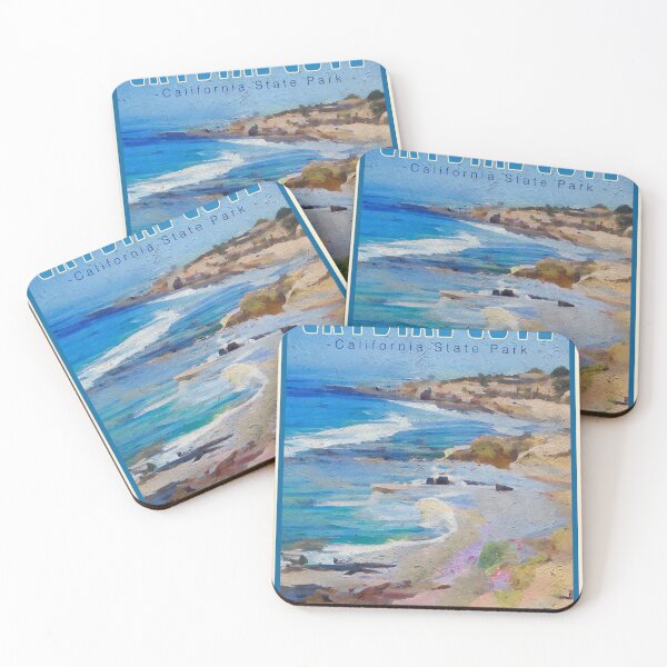 Item preview, Newport Beach Laguna Beach Crystal Cove State Park California designed and sold by CattlettArt.