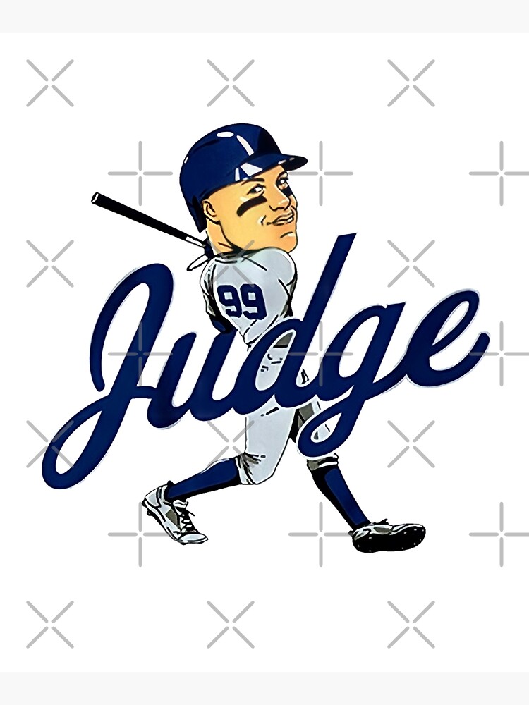Aaron Judge: Caricature, Hoodie / Large - MLB - Sports Fan Gear | breakingt