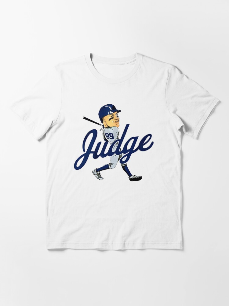 Men's New York Yankees Aaron Judge Charcoal Caricature Tri-Blend T-Shirt