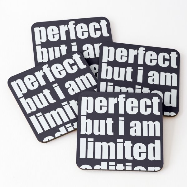 Item preview, I am not perfect but i am limited edition designed and sold by abboo.