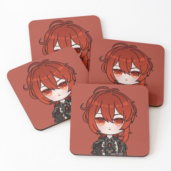 Item preview, Button Diluc designed and sold by Ame-Kumo.