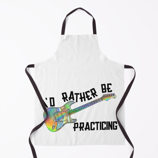 Item preview, I'd Rather Be Practicing - Holo Electric Guitar designed and sold by bloody-L.