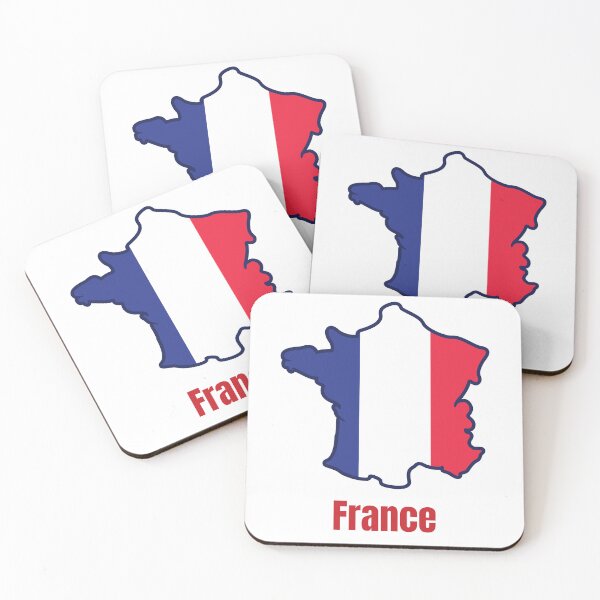 Item preview, France Flag Map designed and sold by Tienda-Vane.
