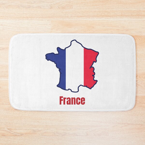 Item preview, France Flag Map designed and sold by Tienda-Vane.