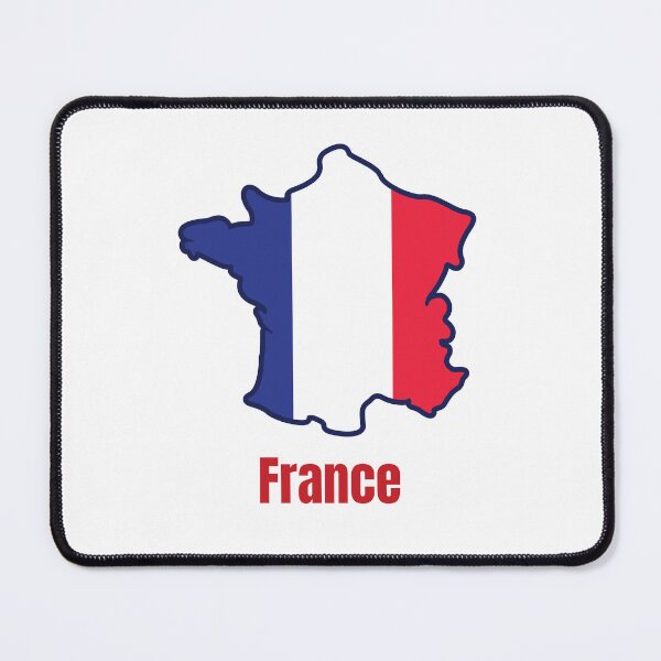 Item preview, France Flag Map designed and sold by Tienda-Vane.