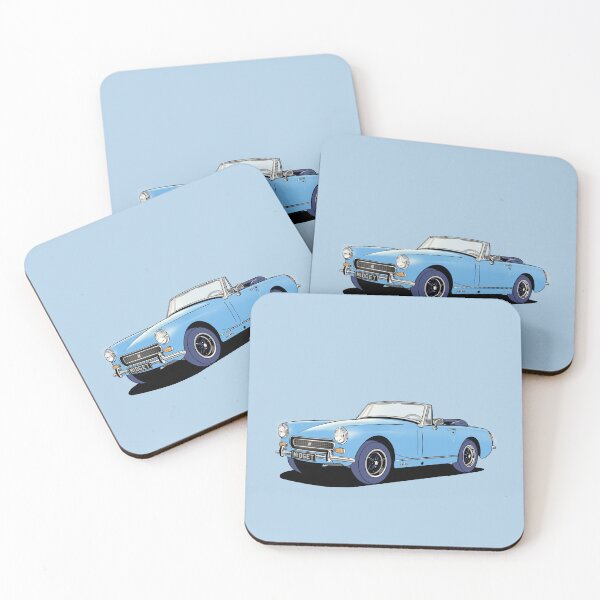 Item preview, MG Midget in blue designed and sold by Webazoot Industries - Car Art.
