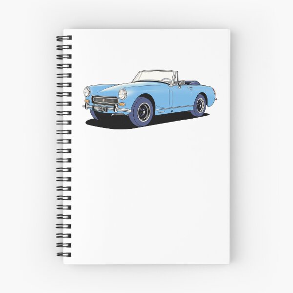 Artikelvorschau, MG Midget in Blau entworfen und verkauft von Webazoot Industries - Car Art.