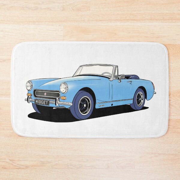 Item preview, MG Midget in blue designed and sold by Webazoot Industries - Car Art.