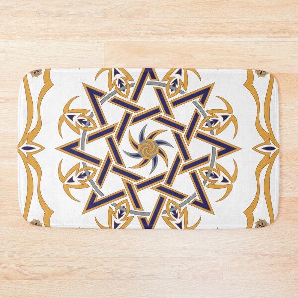 Item preview, abstract blue star 01 designed and sold by lothindil.