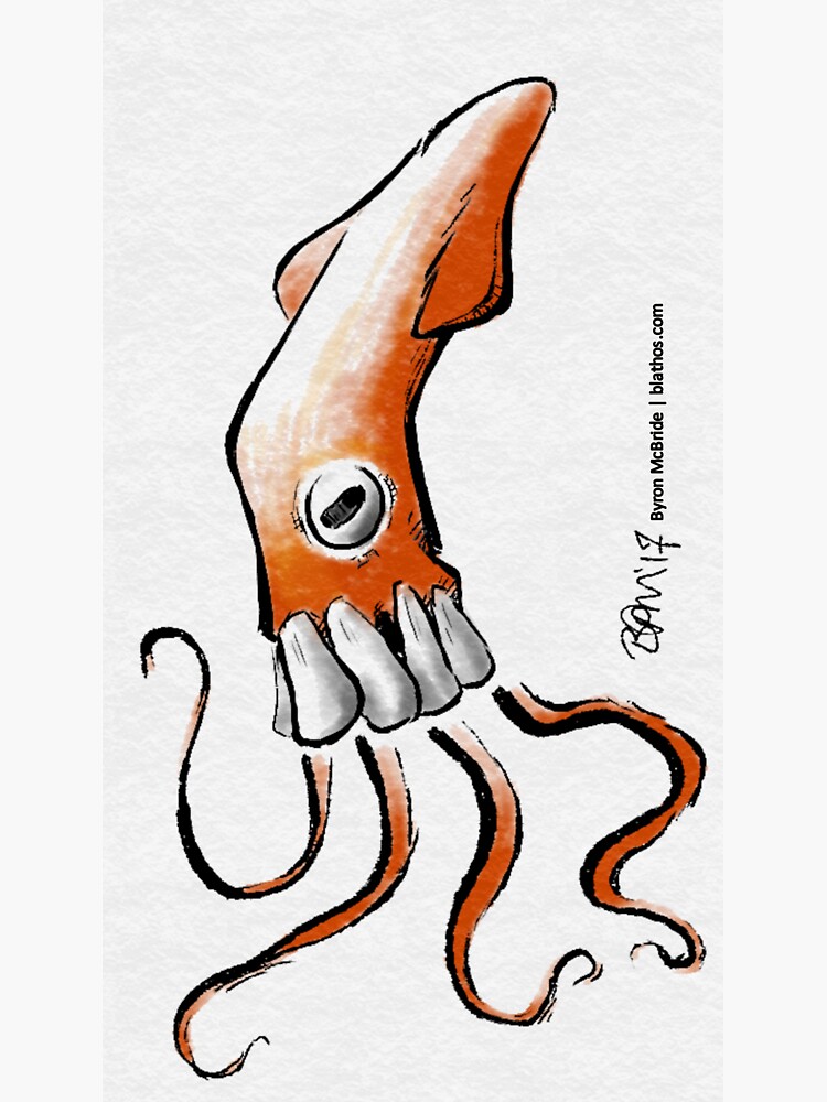 Toothy Squid by ByronMcBride