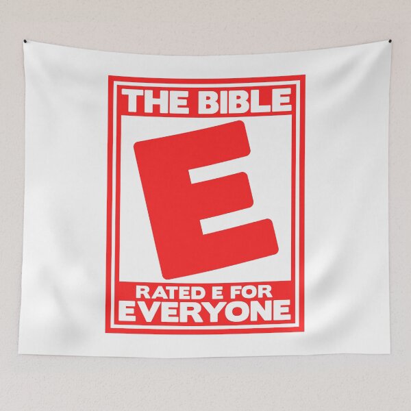 Item preview, The Bible Rated E for Everyone designed and sold by plushism.