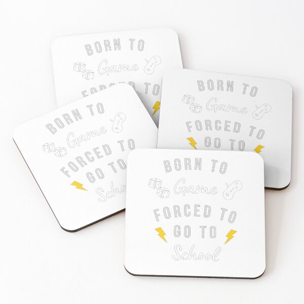 Item preview, Born To Game Forced To Go To School designed and sold by FZ Collections.