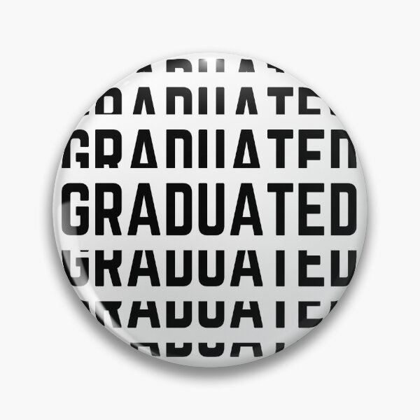 Item preview, Graduated and graduation stacked text  designed and sold by Chaos-Touch.