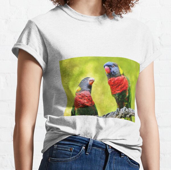 Two Rainbow Lories Classic T-Shirt