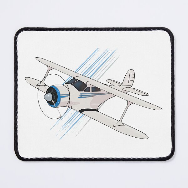 Item preview, Beechcraft Staggerwing White and Blue designed and sold by RampRatGear.