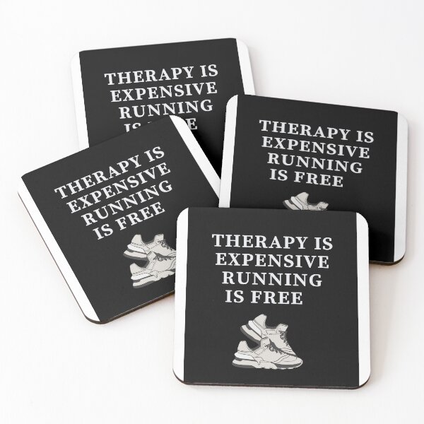 Item preview, Therapy is expensive running is free designed and sold by Creative photos and art.