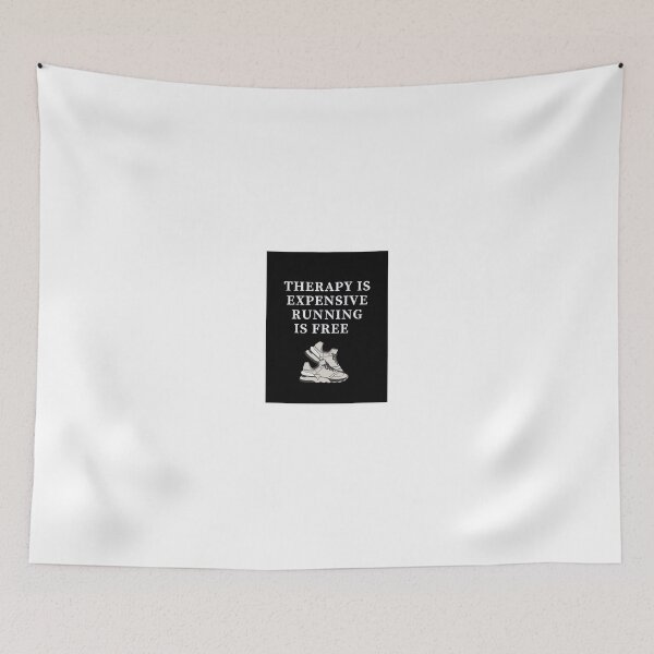 Item preview, Therapy is expensive running is free designed and sold by Creative photos and art.