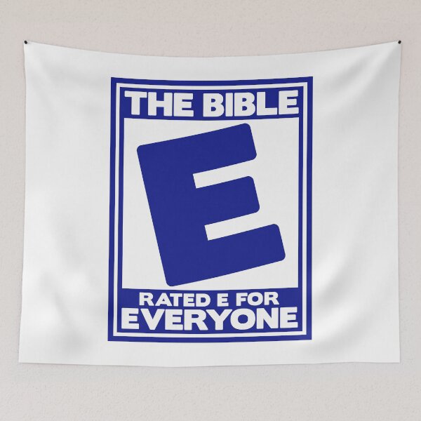 Item preview, The Bible Rated E for Everyone designed and sold by plushism.