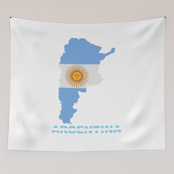 Item preview, Argentina Flag Map designed and sold by Tienda-Vane.