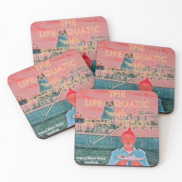 Item preview, Wes Anderson - THE LIFE AQUATIC WITH STEVE ZISSOU: Album Cover - Print designed and sold by GeorgeBDesigns.