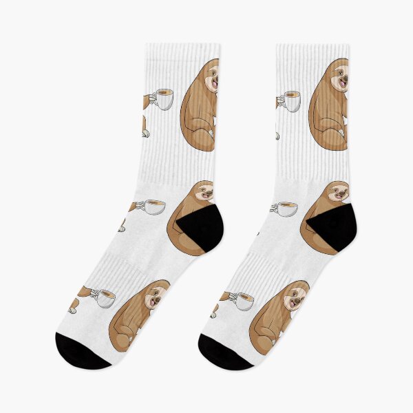 Item preview, Sloth with Cup of Coffee designed and sold by Snabdesign84.
