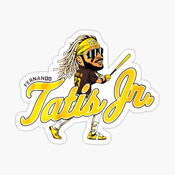 Tatis Jr Jersey Sticker for Sale by cocreations