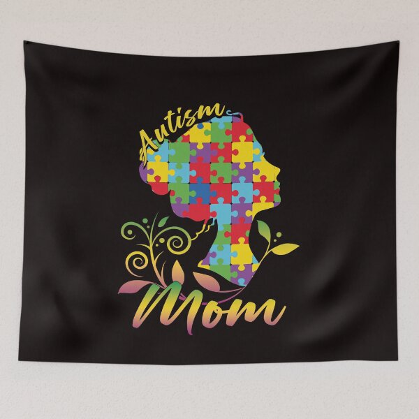 Item preview, Autism Mom Mother Awareness Son Daughter Puzzle Ribbon designed and sold by TomGiantDesigns.