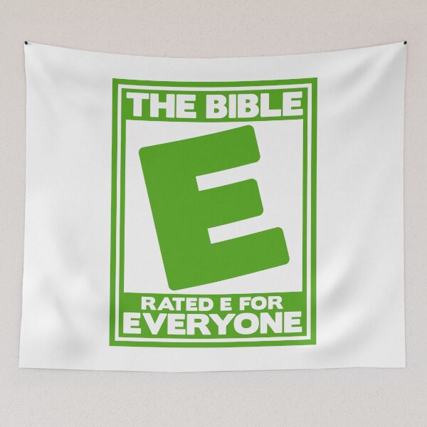 Item preview, The Bible Rated E for Everyone designed and sold by plushism.