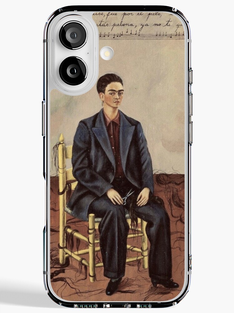 Self Portrait with Cropped Hair by Frida Kahlo