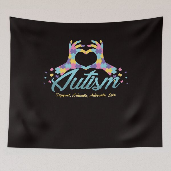 Item preview, Autism Awareness Heart Puzzle Autistic Ribbon Special Needs designed and sold by TomGiantDesigns.