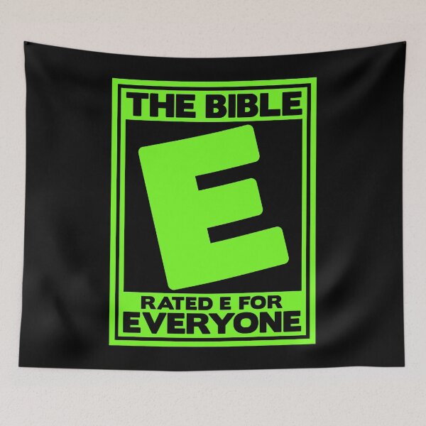 Item preview, The Bible Rated E for Everyone designed and sold by plushism.