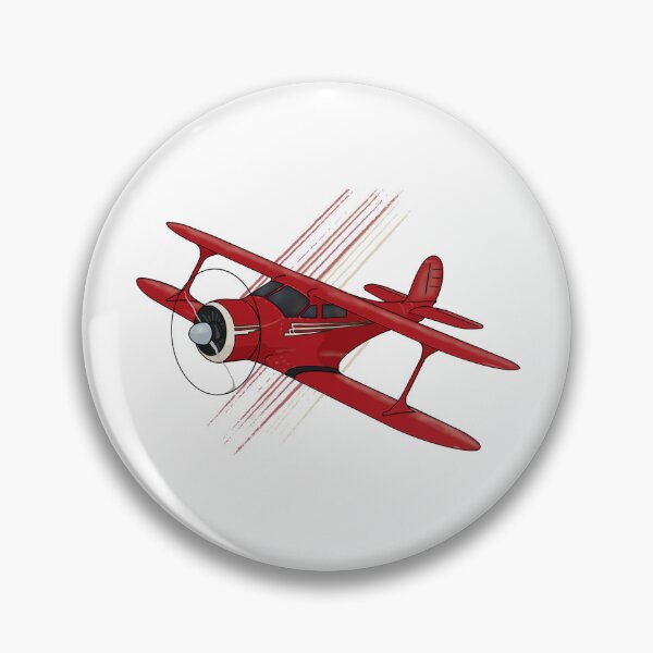 Item preview, Beechcraft Staggerwing Red and White designed and sold by RampRatGear.