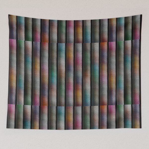 Item preview, Beautiful Cushions/ Colours Abound Metallic Stripe designed and sold by ozcushionstoo.