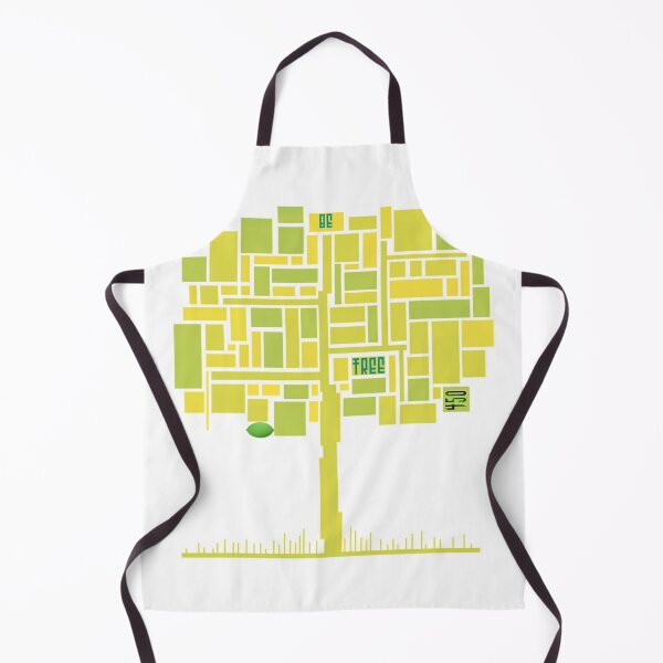 Item preview, NFT Be Tree Be Free Environmental theme lime green cubist tree 450 designed and sold by SpArtk.
