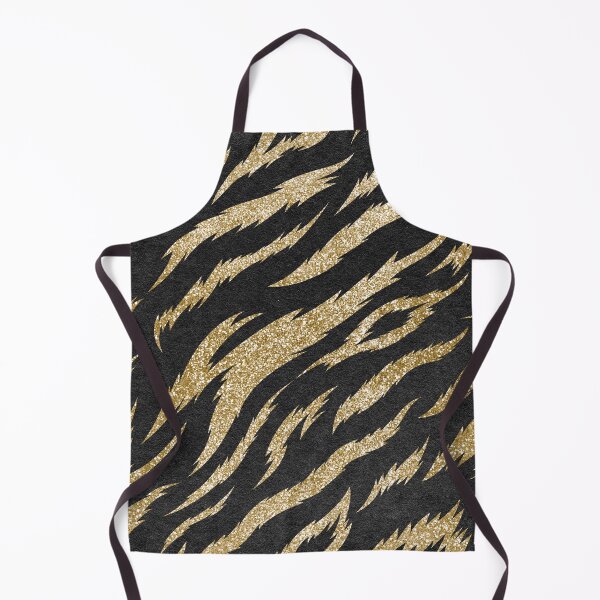 Item preview, Tiger gold seamless pattern, abstract animal print designed and sold by Sneh Universe.