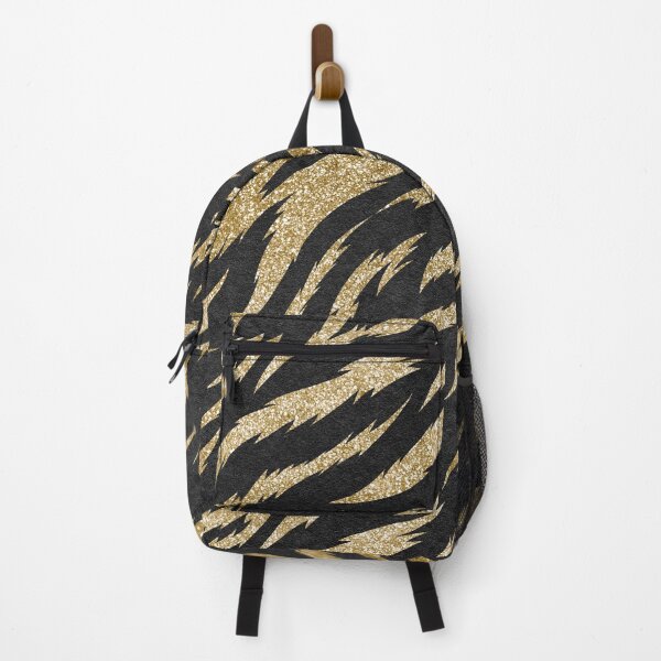 Item preview, Tiger gold seamless pattern, abstract animal print designed and sold by Sneh Universe.