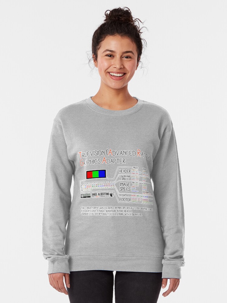 Alternate view of .TGA: TrueVision (Advanced Raster) Graphics Adapter Pullover Sweatshirt