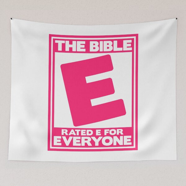Item preview, The Bible Rated E for Everyone designed and sold by plushism.