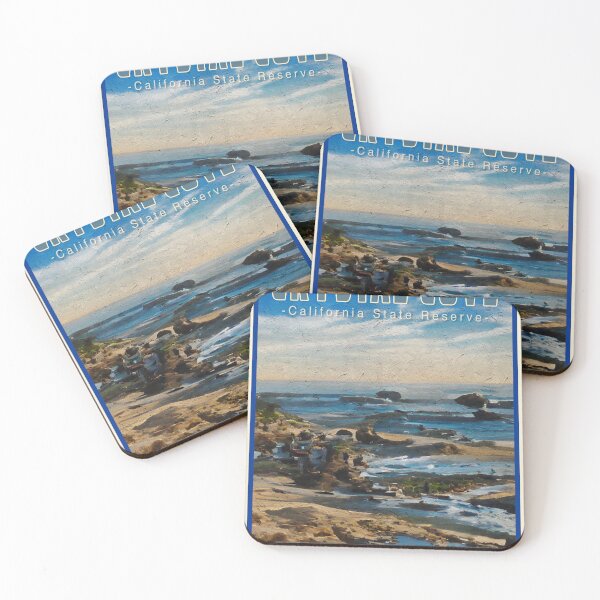 Item preview, Pacific Ocean Newport Beach Laguna Beach Crystal Cove State Park California designed and sold by CattlettArt.