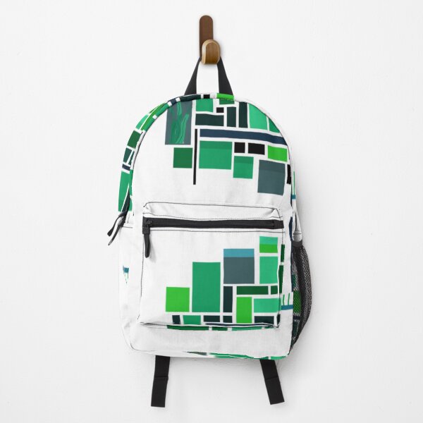 Item preview, NFT Be Tree Be Free Environmental theme seaweed green cubist tree 450 designed and sold by SpArtk.