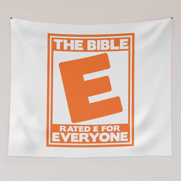 Item preview, The Bible Rated E for Everyone designed and sold by plushism.