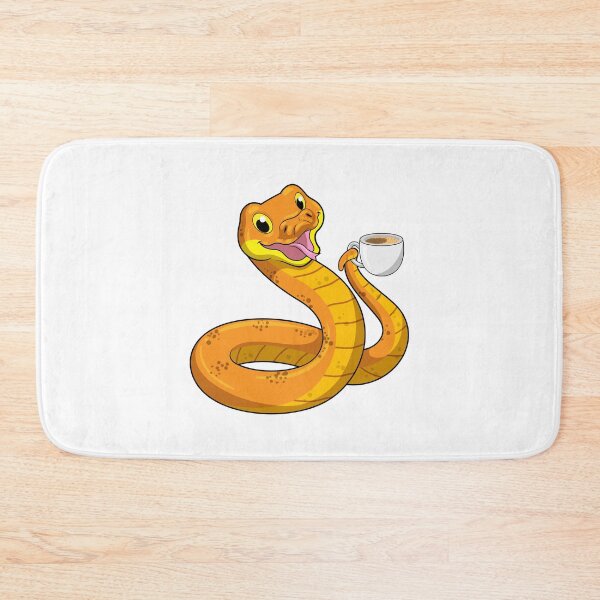 Item preview, Snake with Cup of Coffee designed and sold by Snabdesign84.