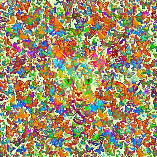 Hiding in butterflies