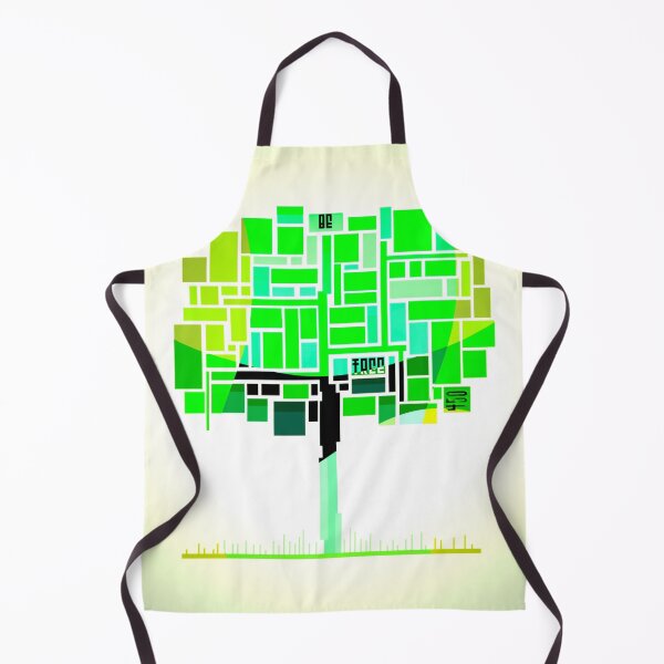 Item preview, NFT Be Tree Be Free Environmental theme perma green cubist tree 450 designed and sold by SpArtk.