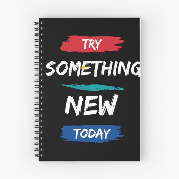 Item preview, Try Something New Today - Motivational quote designed and sold by FancyZone.