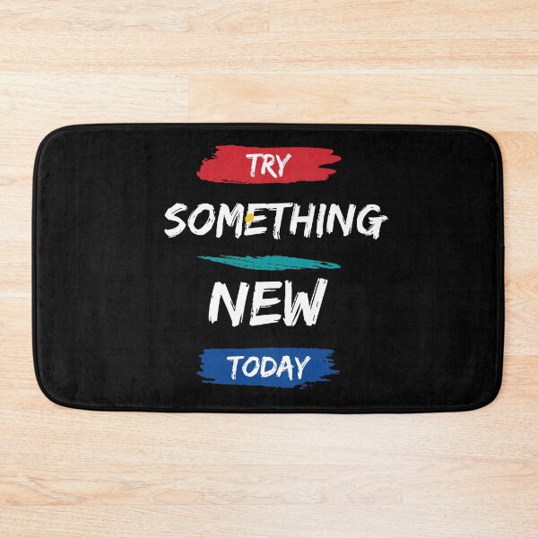 Item preview, Try Something New Today - Motivational quote designed and sold by FancyZone.