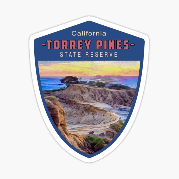 Pretty Sunset Torrey Pines State Park California Sticker
